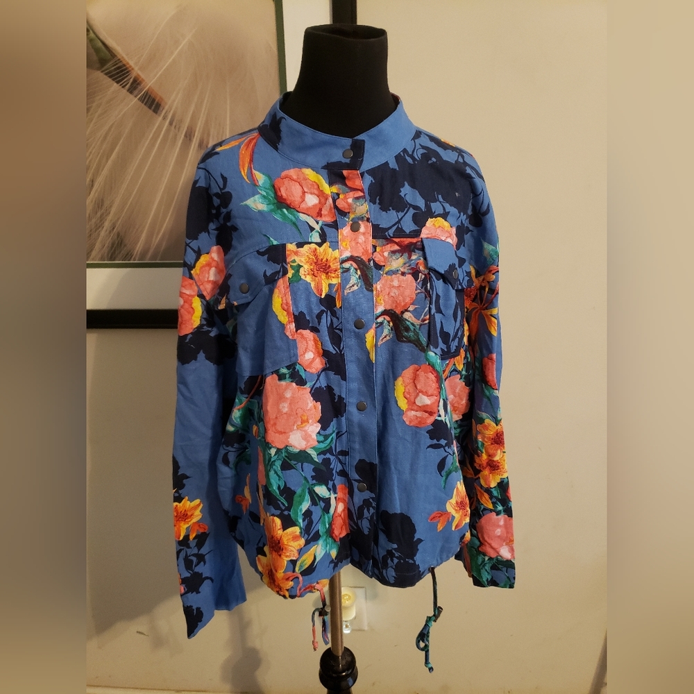 Gorgeous floral jacket- Chico's size 3